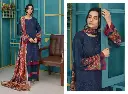 3 Pcs Amna. B Women's Unstitched Viscose Embroidered Suit